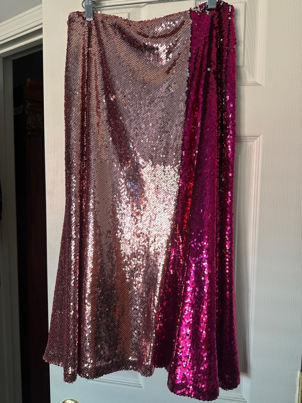 Endless Rose Sequin two~ tone midi skirt. - Picture 5 of 6